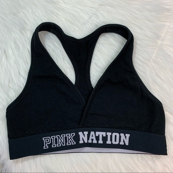 PINK Nation Cotton Sports Bra Small - Picture 1 of 5